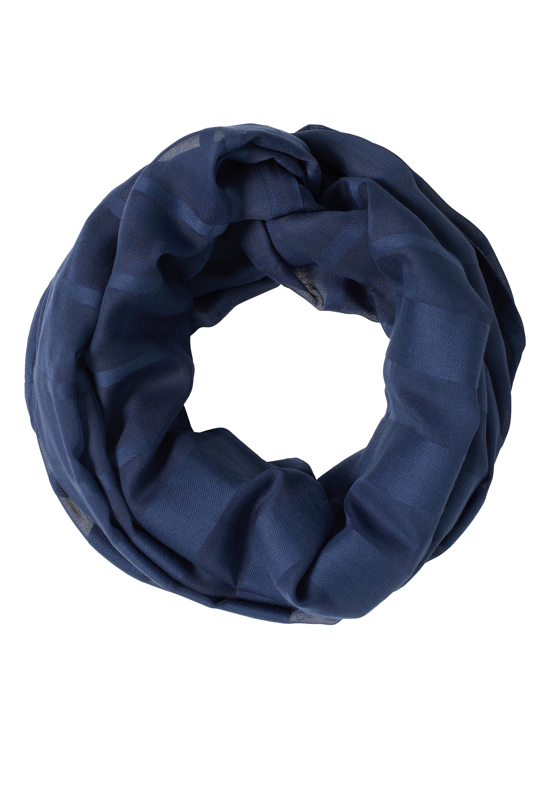 Loopschal aus Baumwollmix - 17473 sporty denim blue - Blau