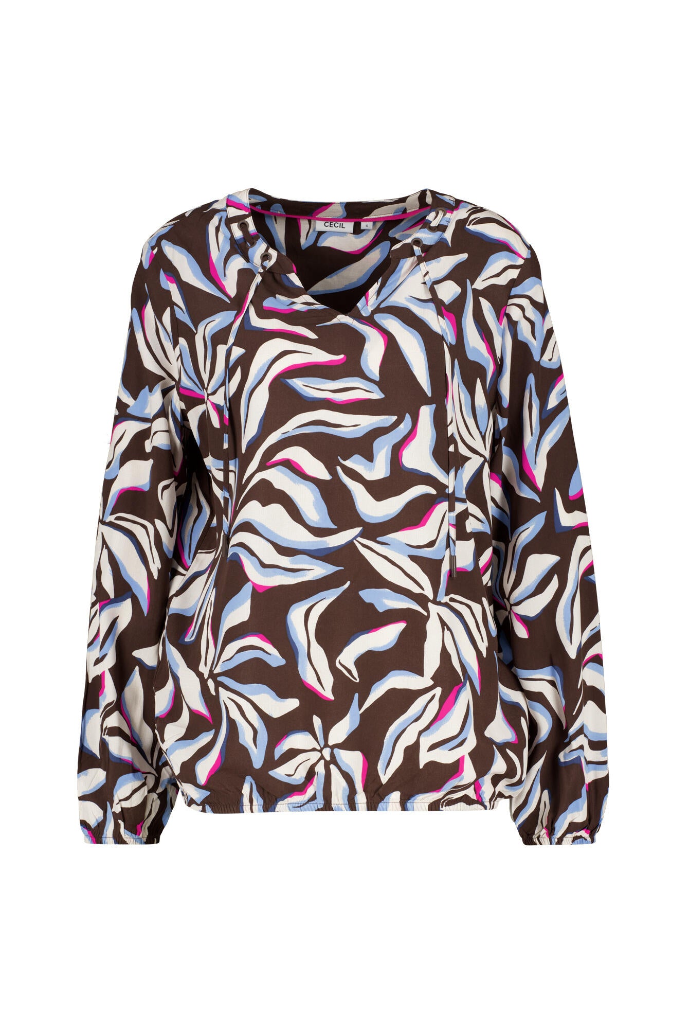 Schlupfbluse aus Viskose - 37493 macchiato brown - Braun