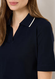 Poloshirt aus Baumwollmix - 15512 universal blue - Blau