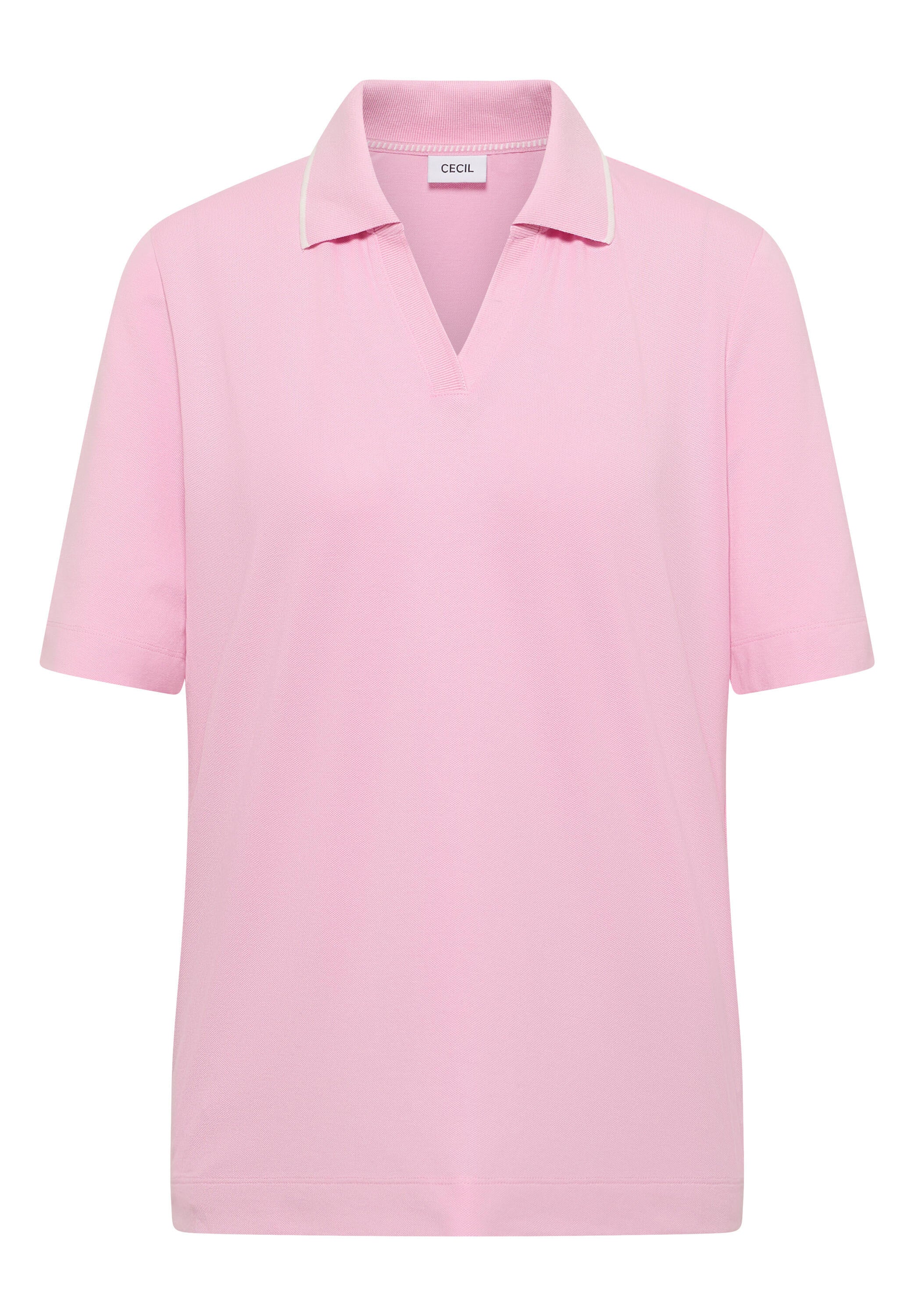 Poloshirt aus Baumwollmix - 17600 light blush rose - Rosa