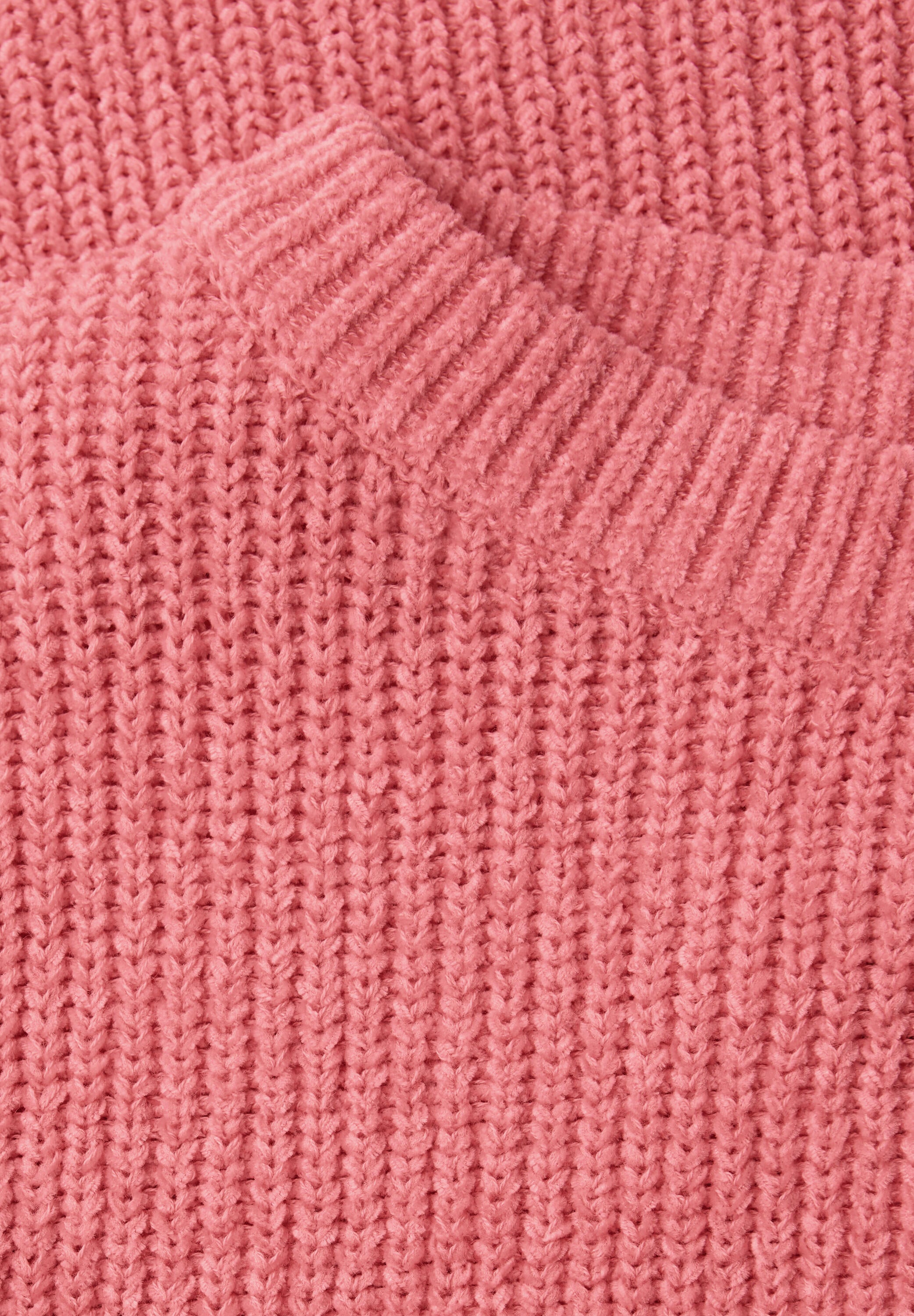 Strickpullover CHENILLE - 17261-striking coral - Rosa