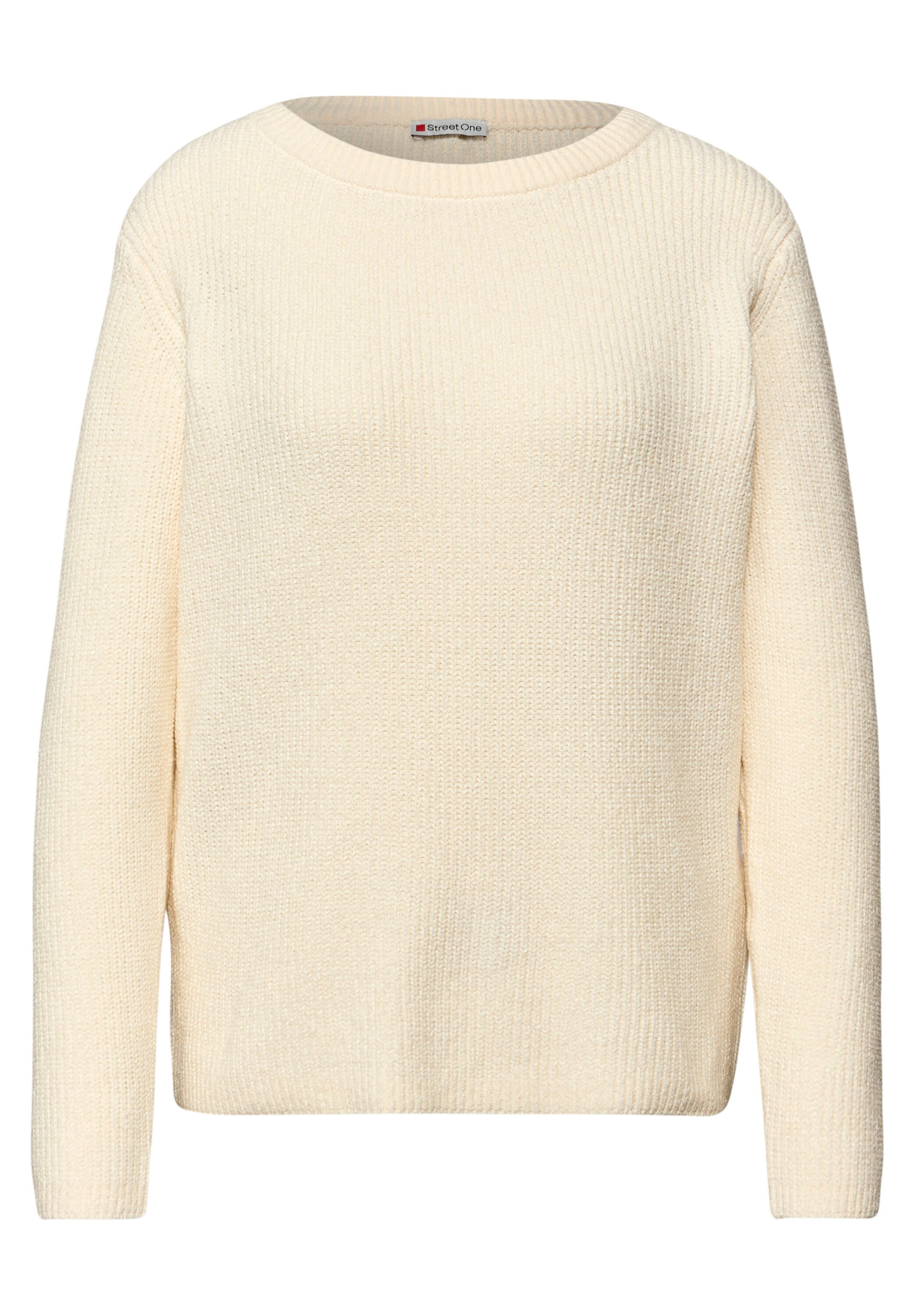 Strickpullover CHENILLE - 16351-soft beige - Creme