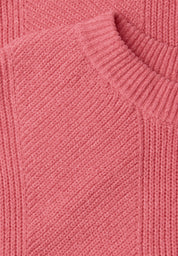 Strickpullunder mit Rundhalsausschnitt - 17261-striking coral - Rosa