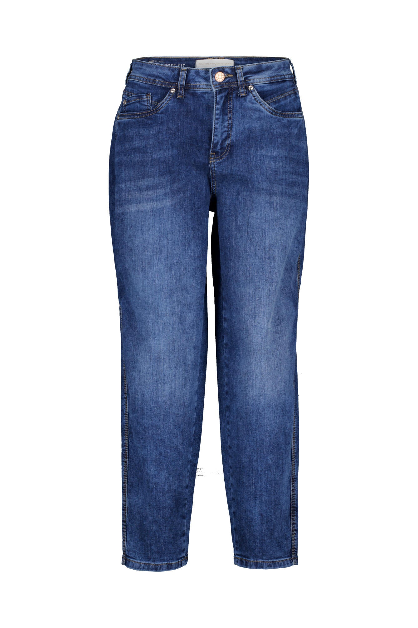 Jeans BARREL Loose Fit - 17816-Medium Blue Washed - Blau