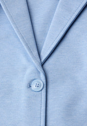 Blazer meliert mit Pattentaschen - 12289-original blue - Blau