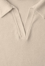 Langarmshirt aus Viskose - 16667-cotton beige - Beige