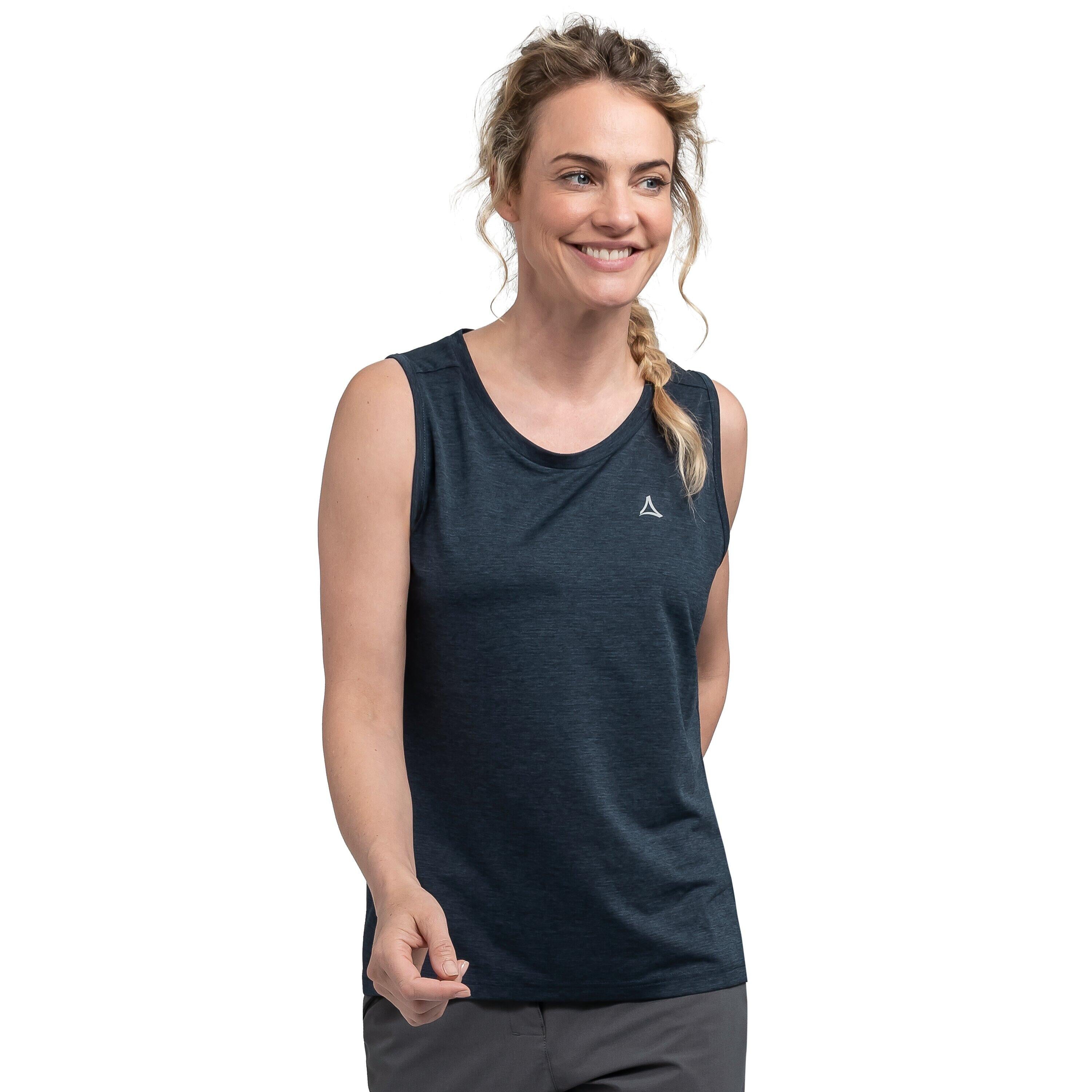 Ärmelloses Funktionsshirt - 8820-navyblazer - Blau