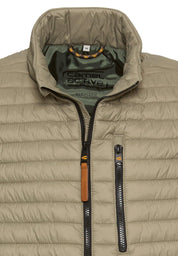 Weste mit horizontaler Steppung - 31-Khaki - Khaki