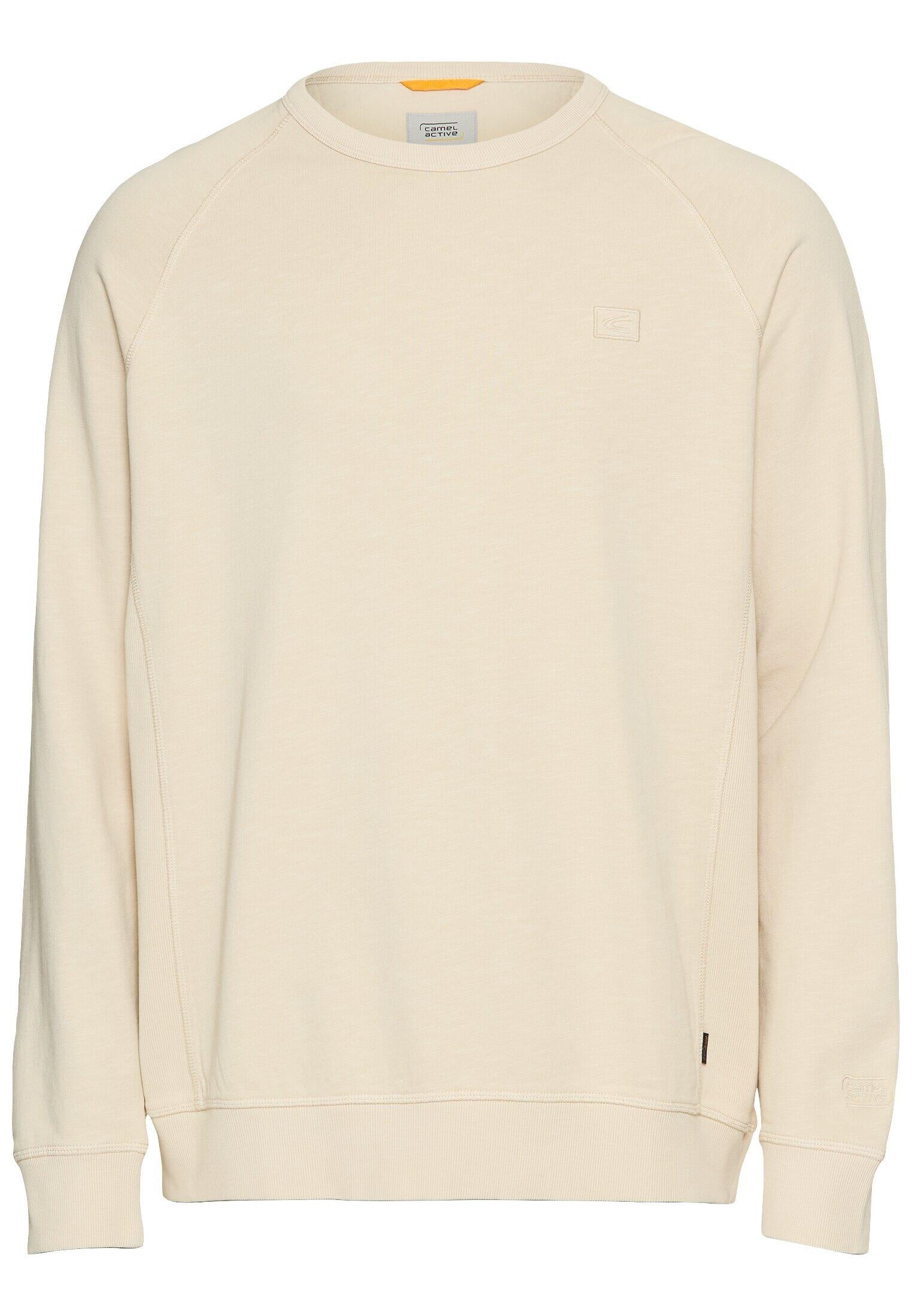 Sweatshirt aus Baumwolle - 11-Oatmeal - Beige