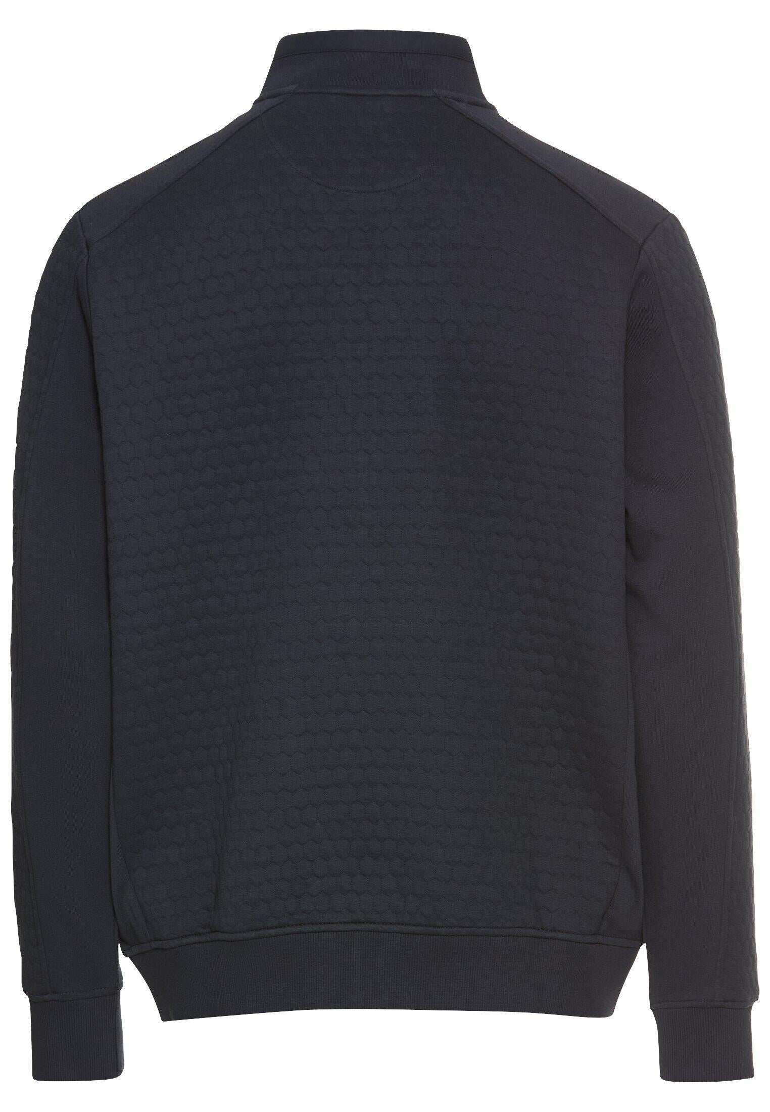 Sweatjacke aus Baumwollmix - 48-Dark Navy - Blau