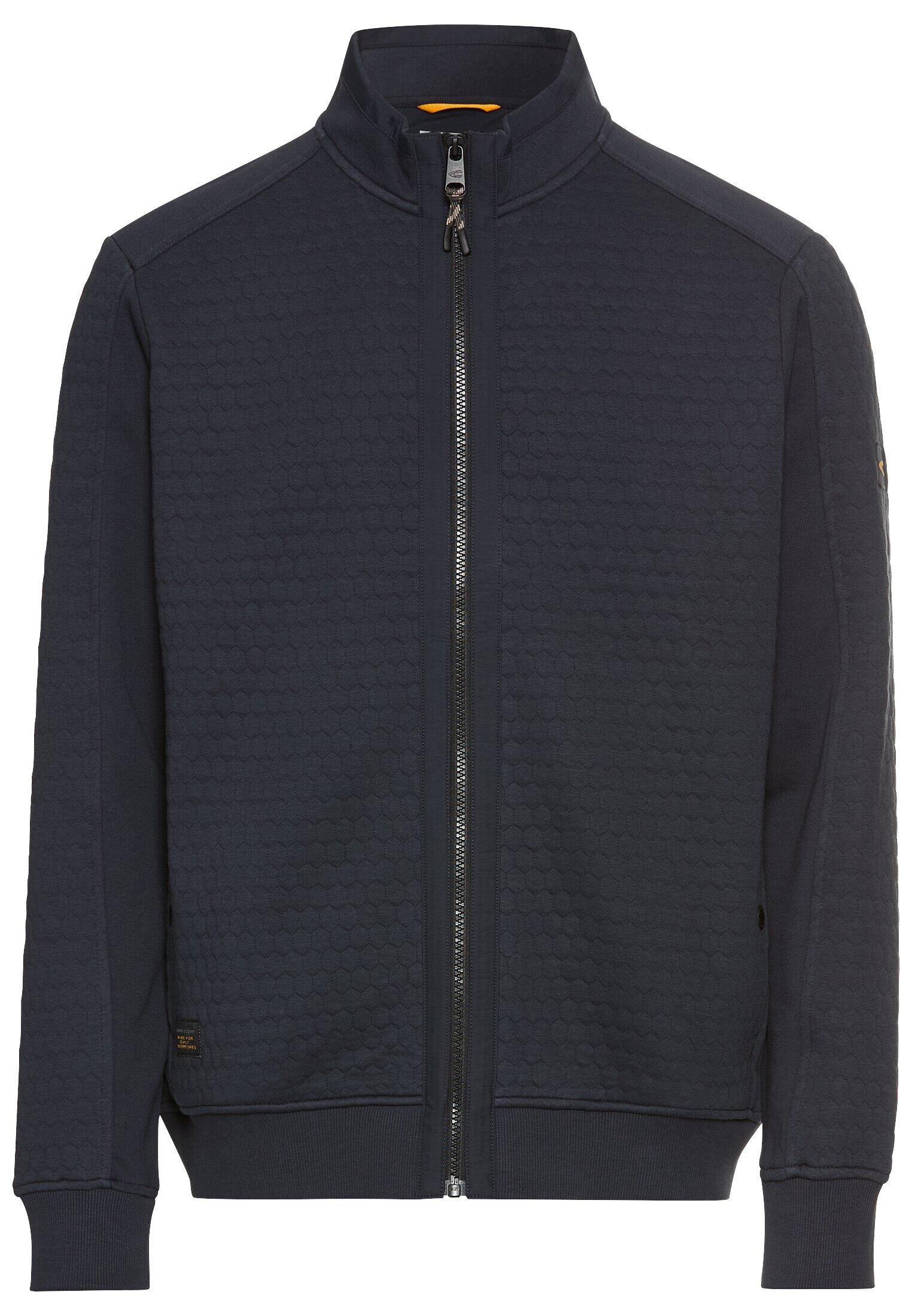 Sweatjacke aus Baumwollmix - 48-Dark Navy - Blau