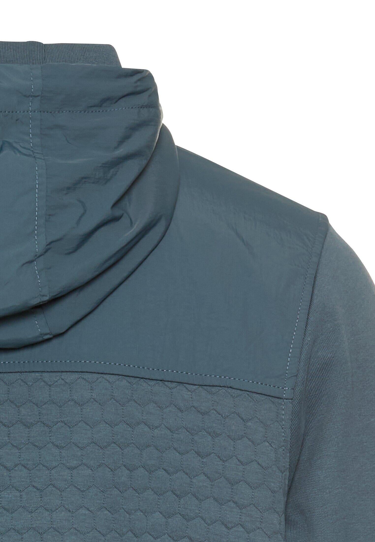 Sweatshirtjacke aus Baumwollmix - 47-Tinted Blue - Blau