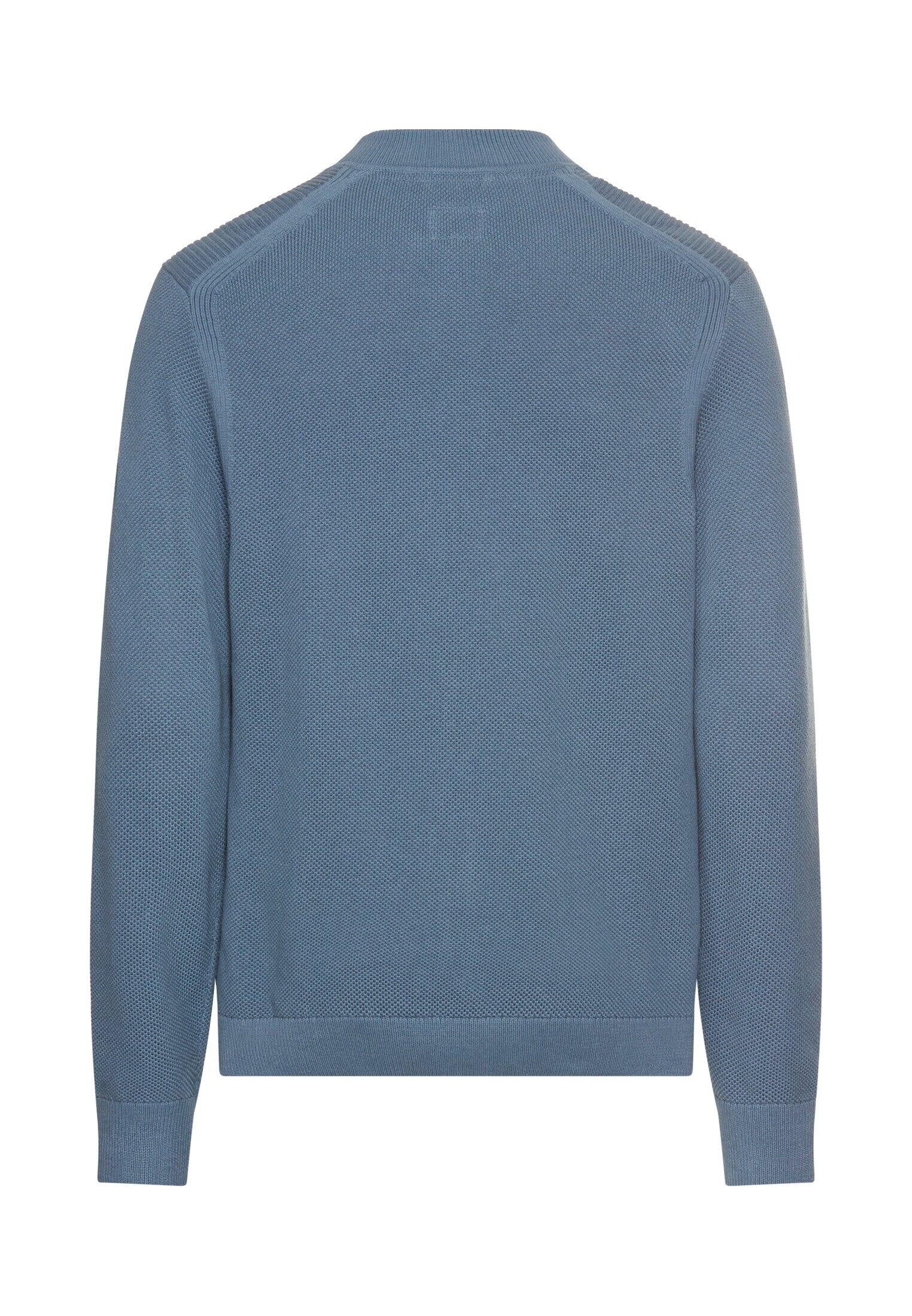 Strickjacke aus Baumwolle - 43-Stone Blue - Blau