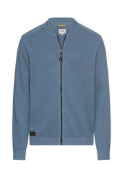 Strickjacke aus Baumwolle - 43-Stone Blue - Blau