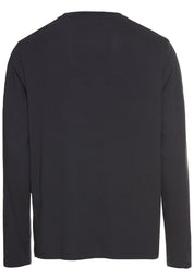 Langarmshirt aus Baumwollmix - 48-Dark Navy - Blau