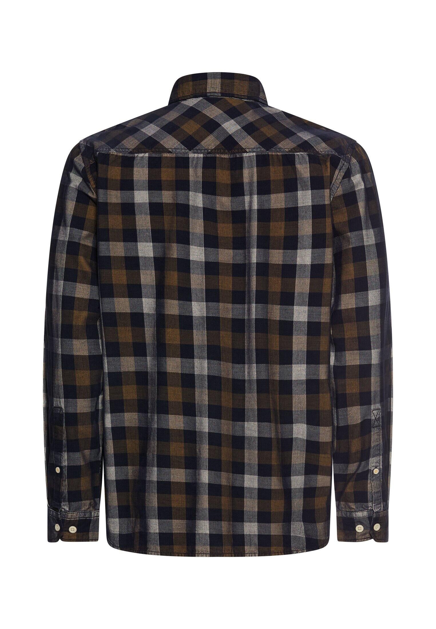 Freizeithemd Regular Fit - 27-Dark Brown - Braun