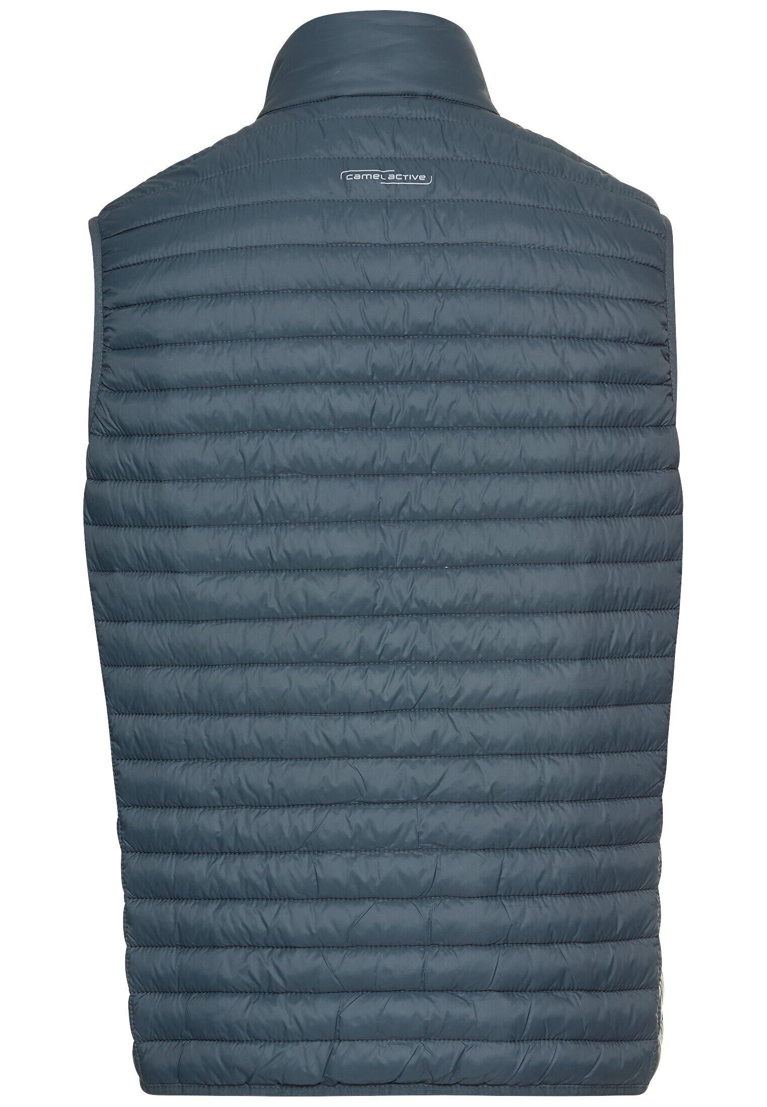 Weste mit horizontaler Steppung - 46-Tinted Blue - Blau