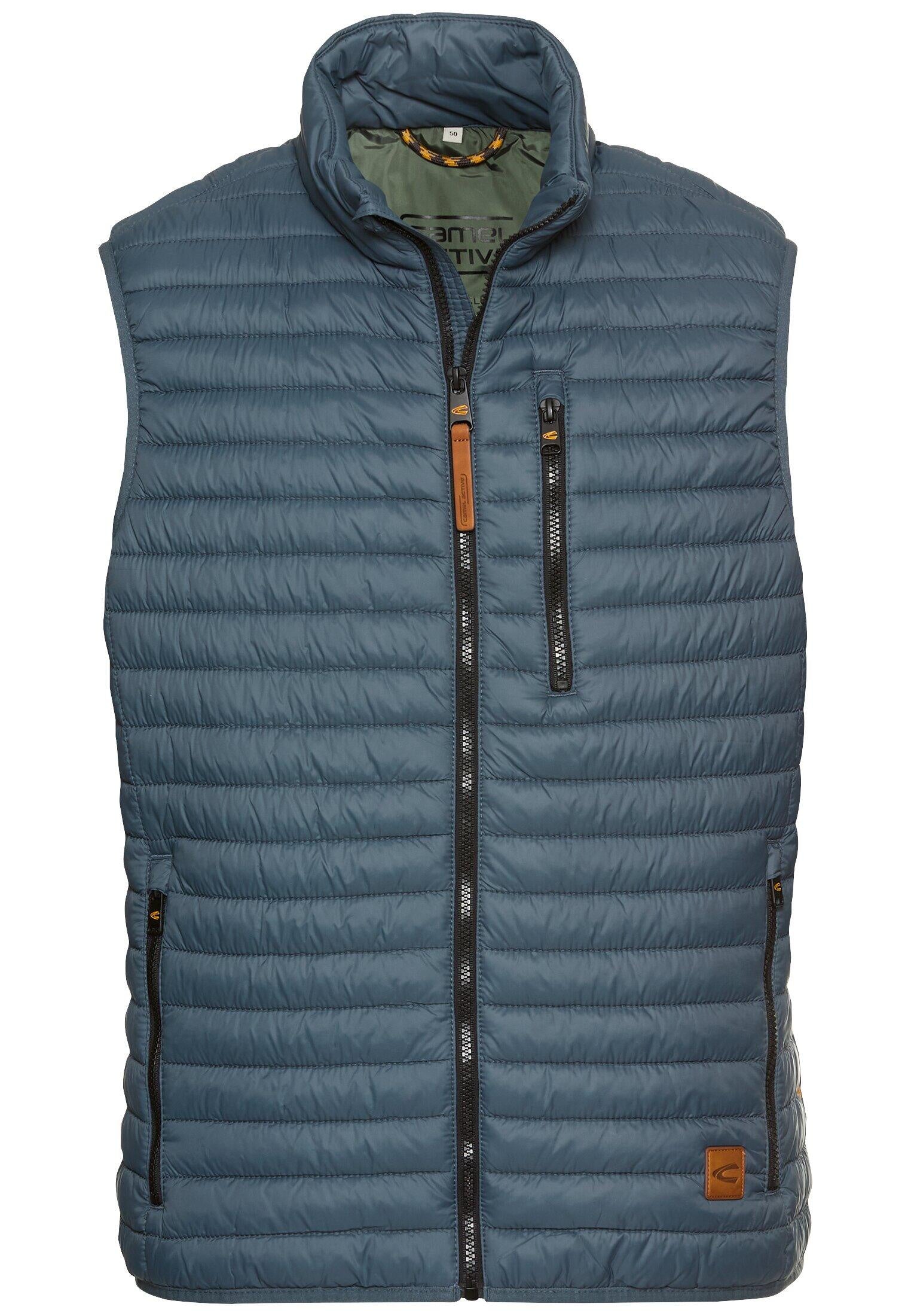 Weste mit horizontaler Steppung - 46-Tinted Blue - Blau