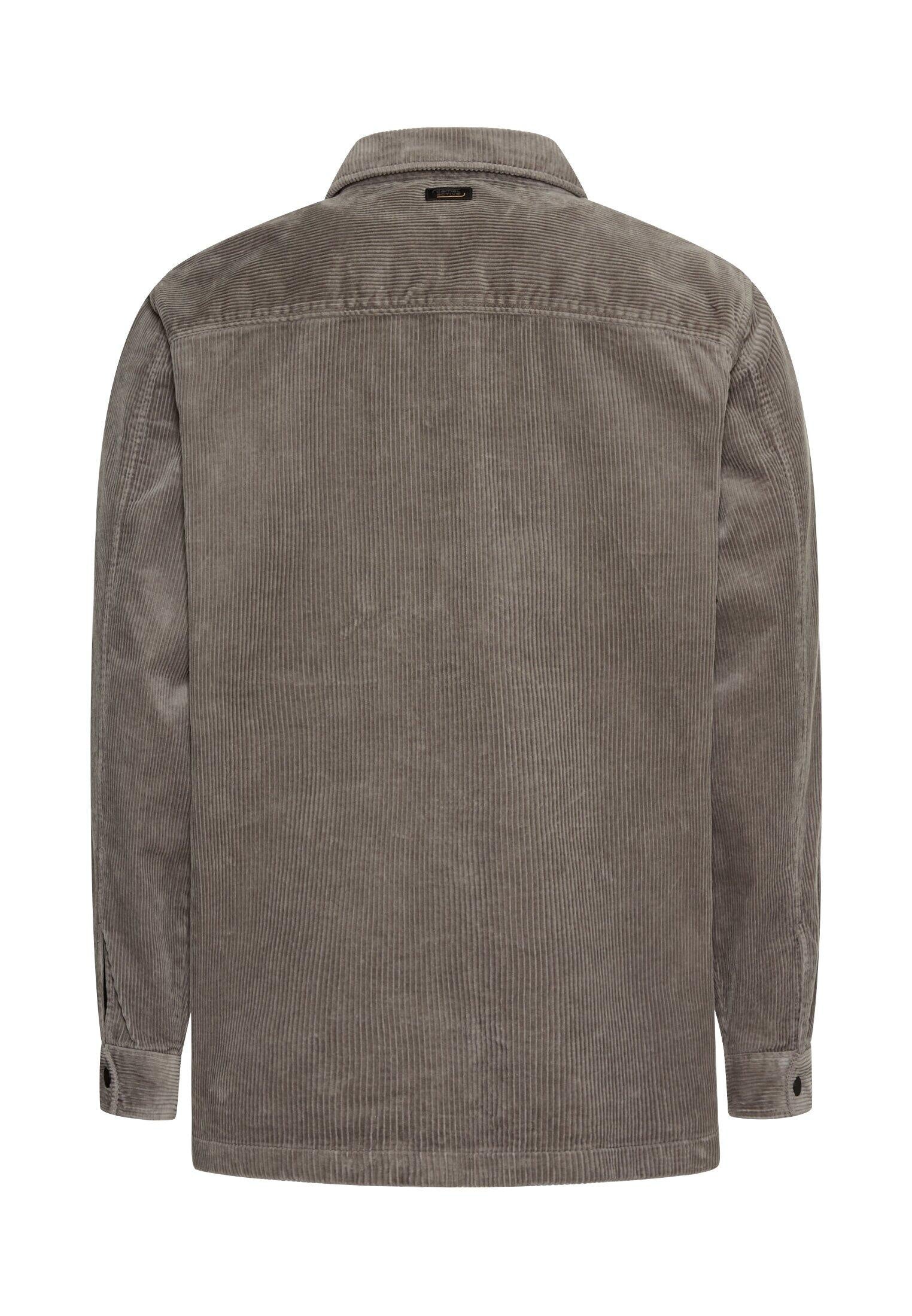 Overshirt aus Cord - 06-Stone Gray - Grau