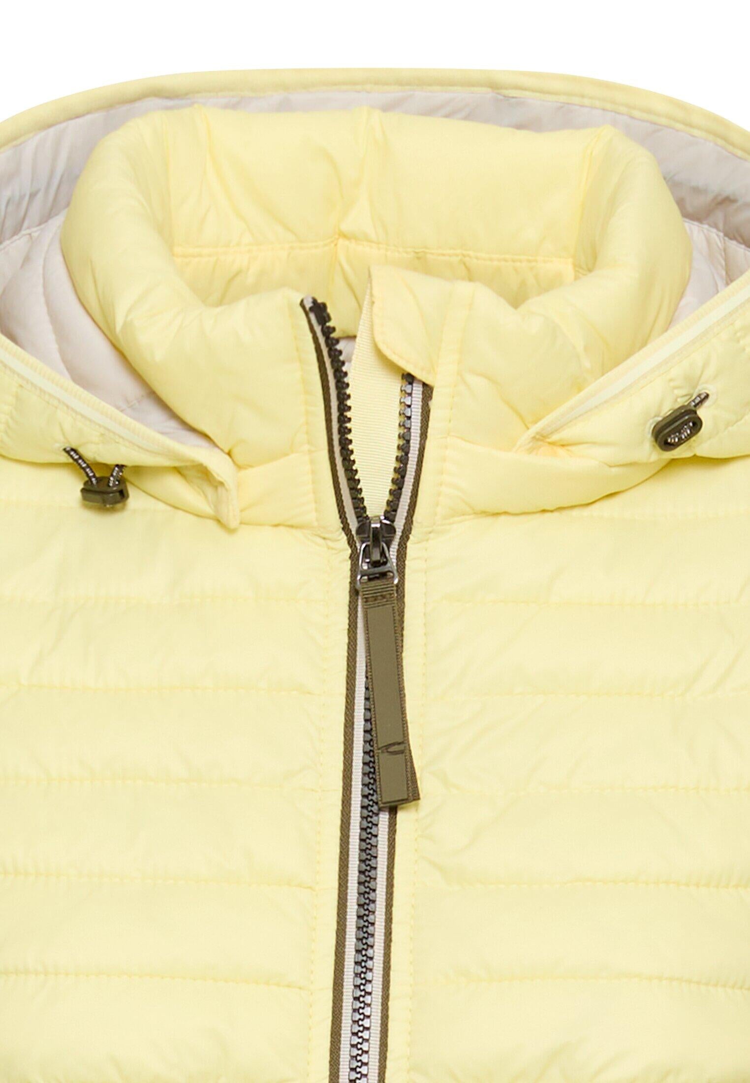 Steppjacke mit abnehmbarer Kapuze - 61-Lemon - Gelb