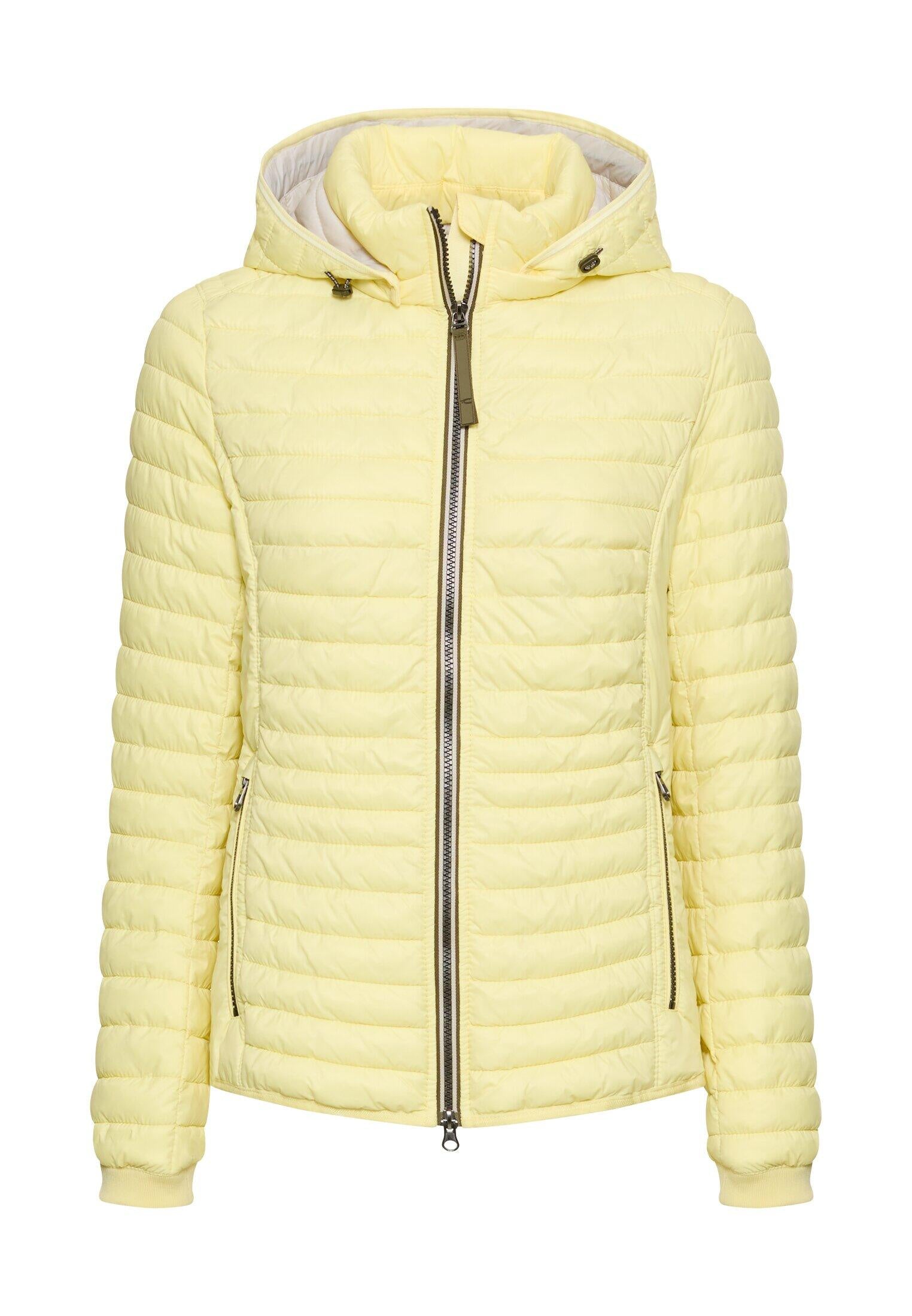 Steppjacke mit abnehmbarer Kapuze - 61-Lemon - Gelb