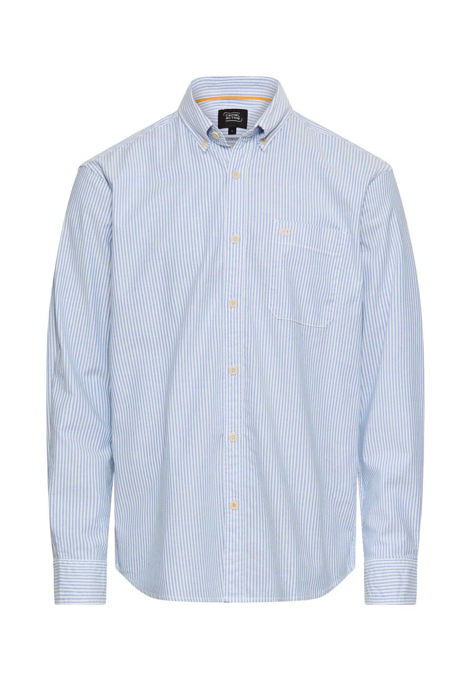 Freizeithemd Regular Fit - 45-Stormy Blue - Blau