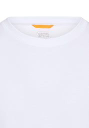 T-Shirt aus Baumwollmix - 01-White - Weiß