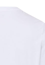 T-Shirt aus Baumwollmix - 01-White - Weiß