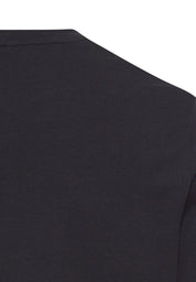 T-Shirt aus Baumwollmix - 48-Dark Navy - Blau