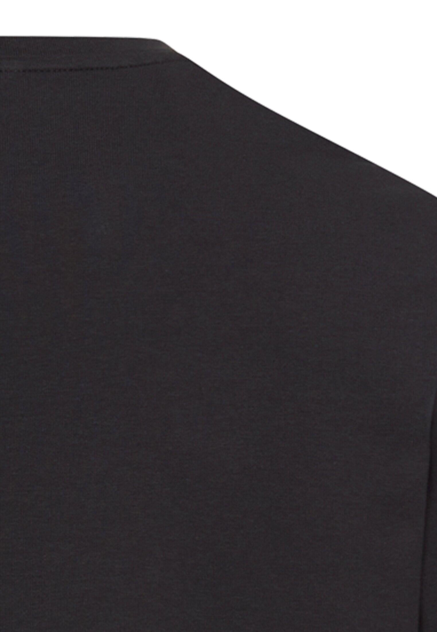 T-Shirt aus Baumwollmix - 88-Asphalt - Schwarz