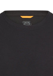 T-Shirt aus Baumwollmix - 88-Asphalt - Schwarz