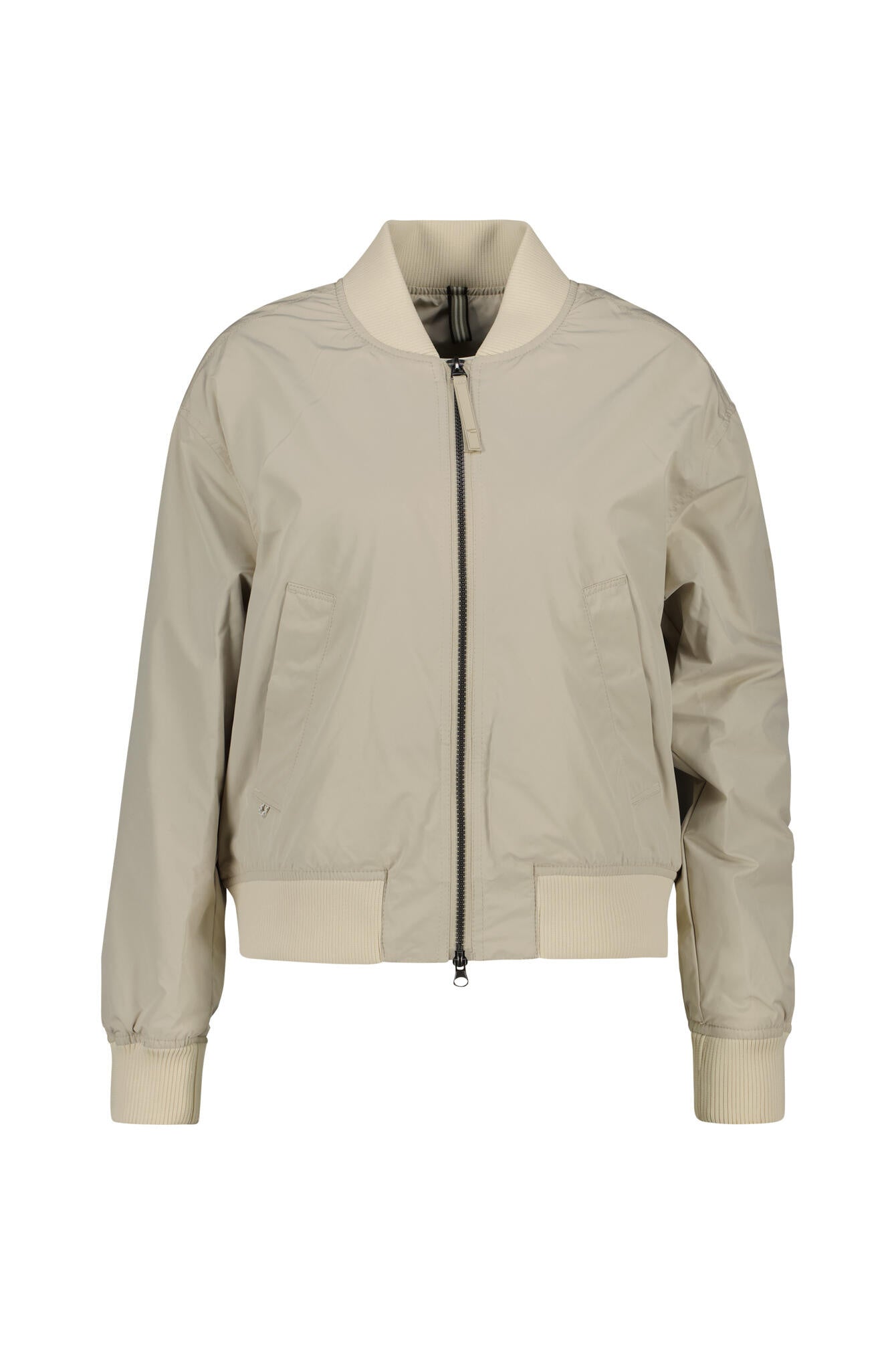 Bomberjacke mit Bündchenkragen - 26-Oak - Beige