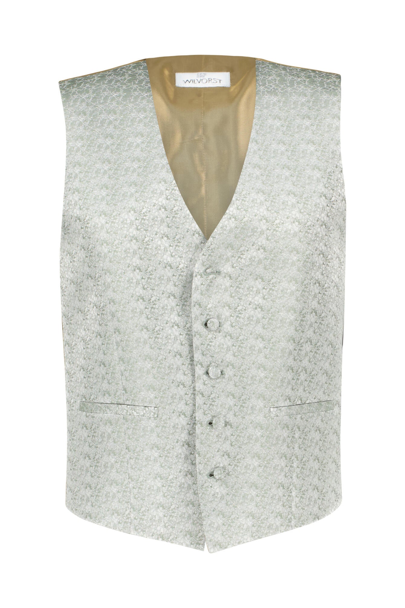 Anzugweste Slim Fit AFTER SIX - 046-Grn Silber gem - Grün