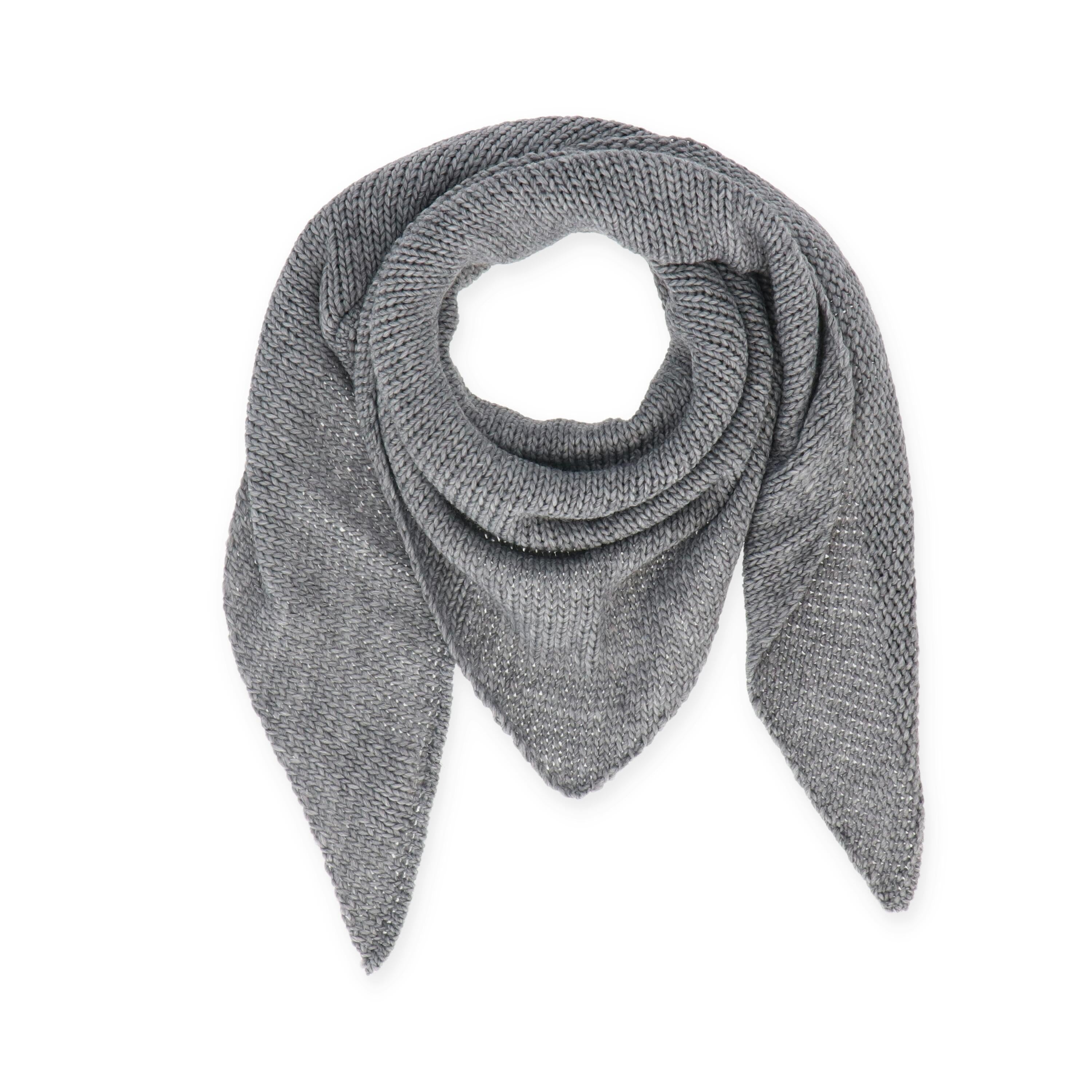 Dreieckschal - 90 g - Grau
