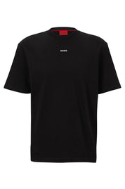 T-Shirt aus Baumwolle - 001-Black - Schwarz