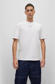 T-Shirt aus Baumwolle - 100-White - Weiß