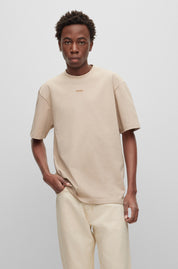 T-Shirt aus Baumwolle - 274-Light Beige - Beige