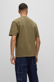 T-Shirt aus Baumwolle - 345-Open Green - Grün