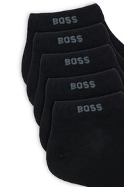 Socken 5er-Pack aus Baumwollmix - 001-Black - Schwarz