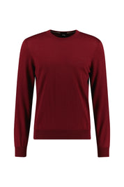 Strickpullover - 602-Dark Red - Rot