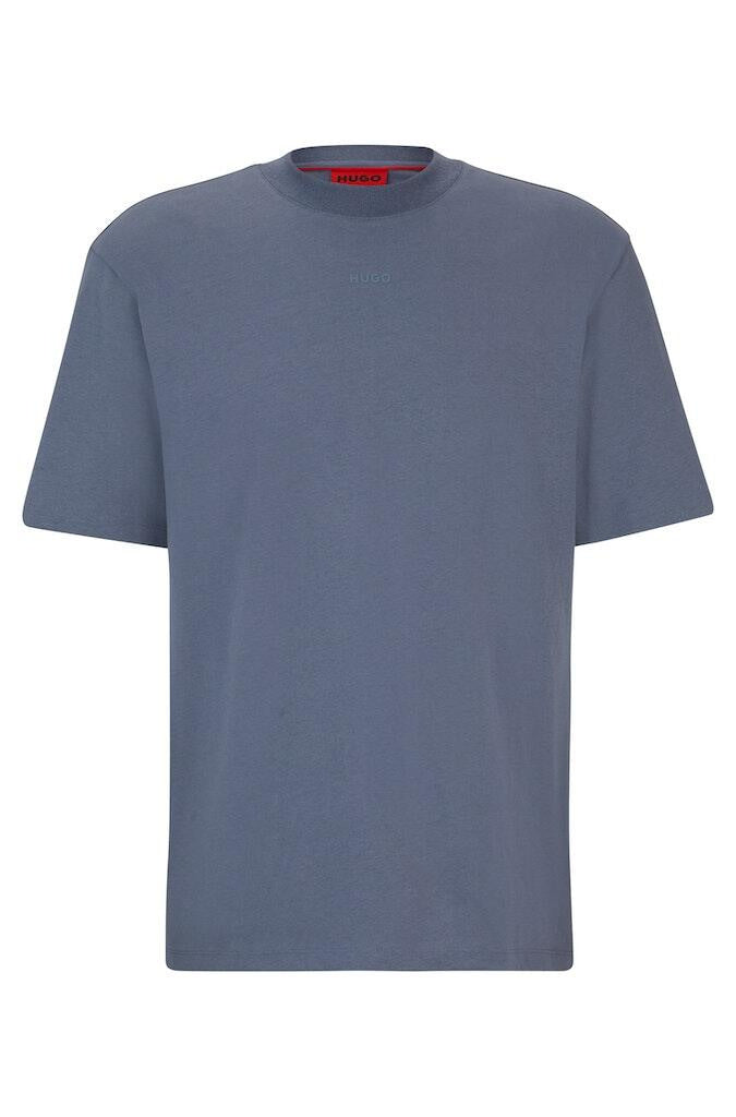 T-Shirt aus Baumwolle - 462-Open Blue - Blau