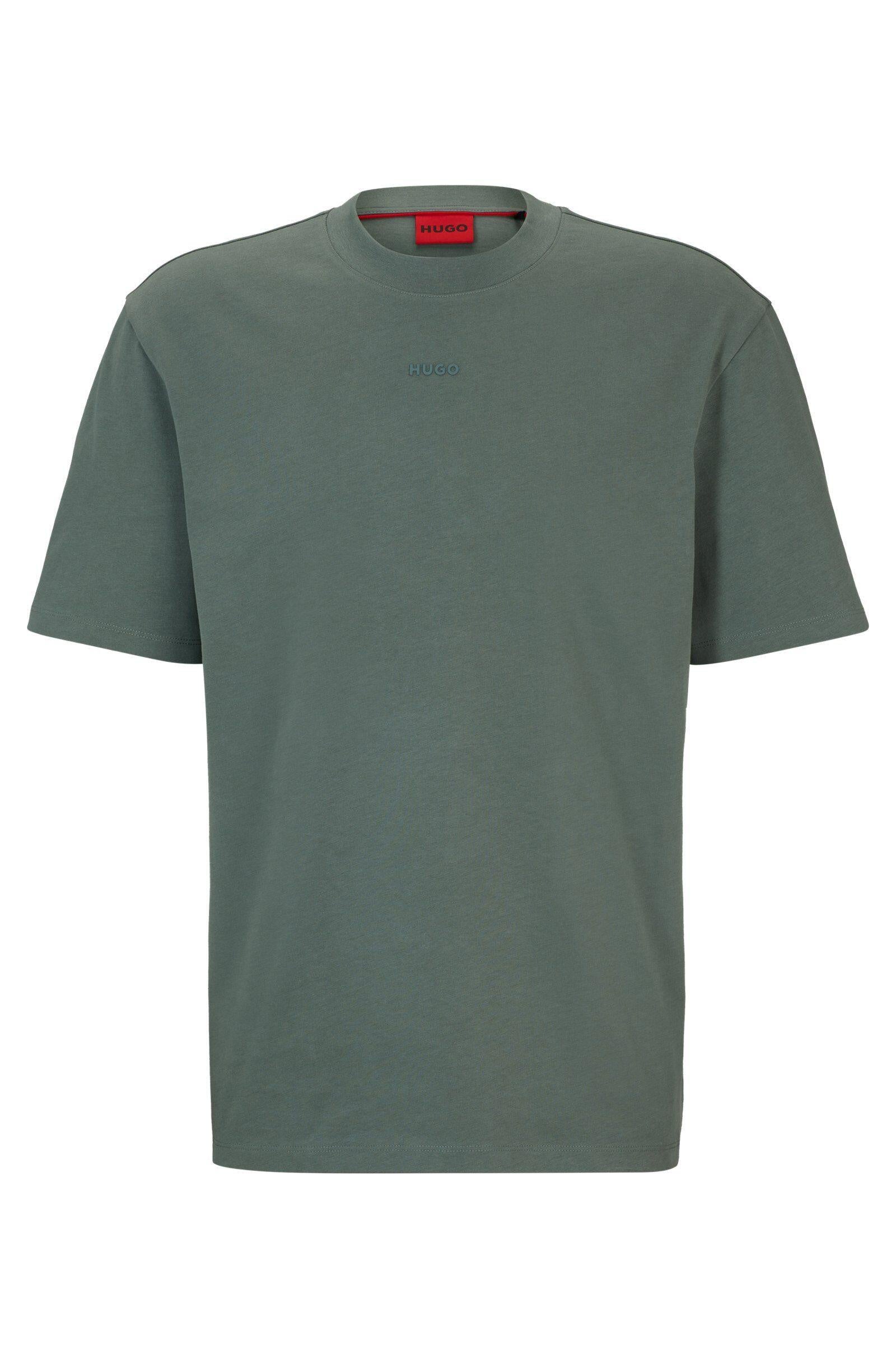 T-Shirt aus Baumwolle - 307-Dark Green - Grün