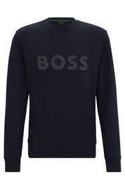 Sweatshirt aus Baumwolle - 402-Dark Blue - Blau