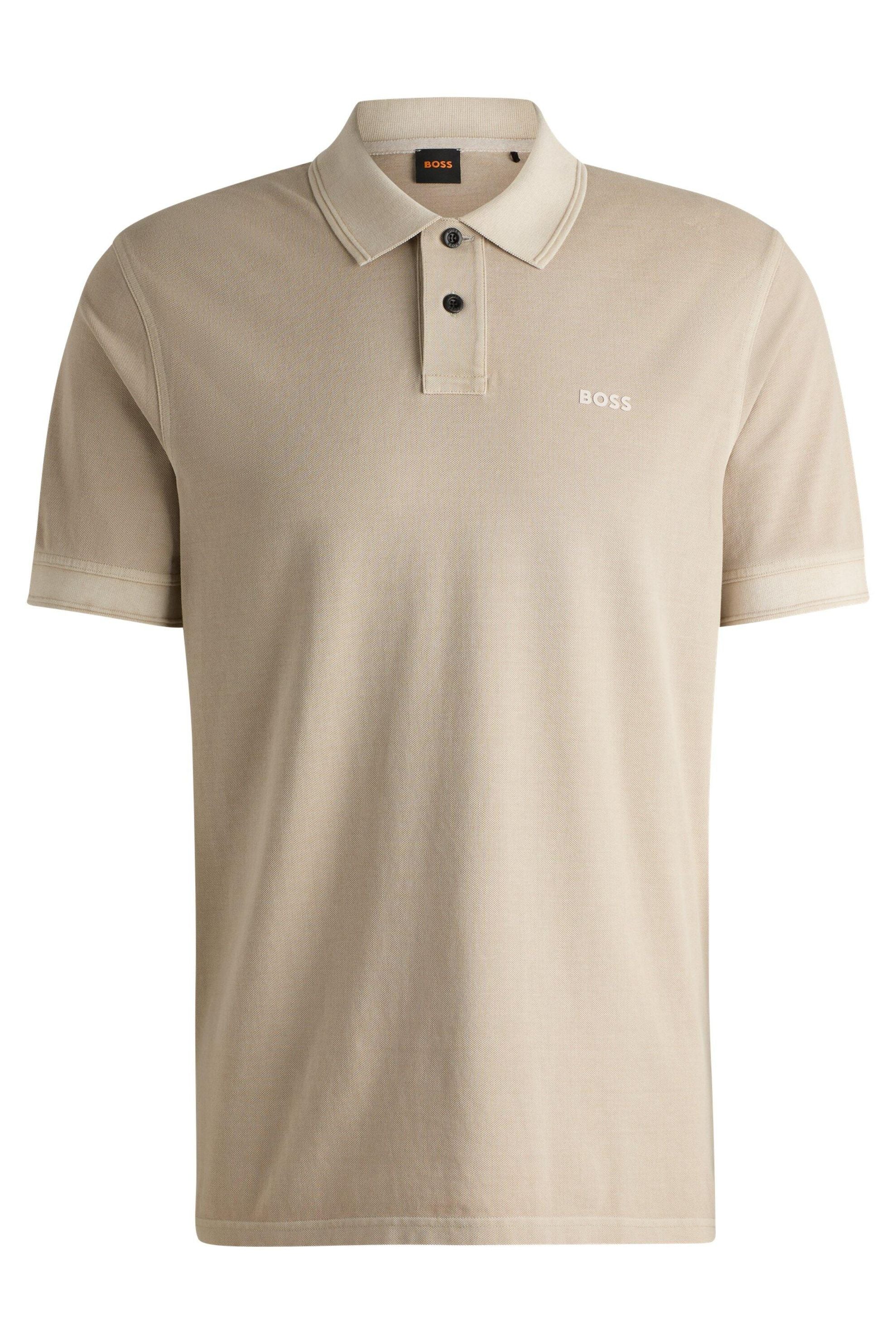 Poloshirt aus Baumwolle - 271-Light Beige - Beige