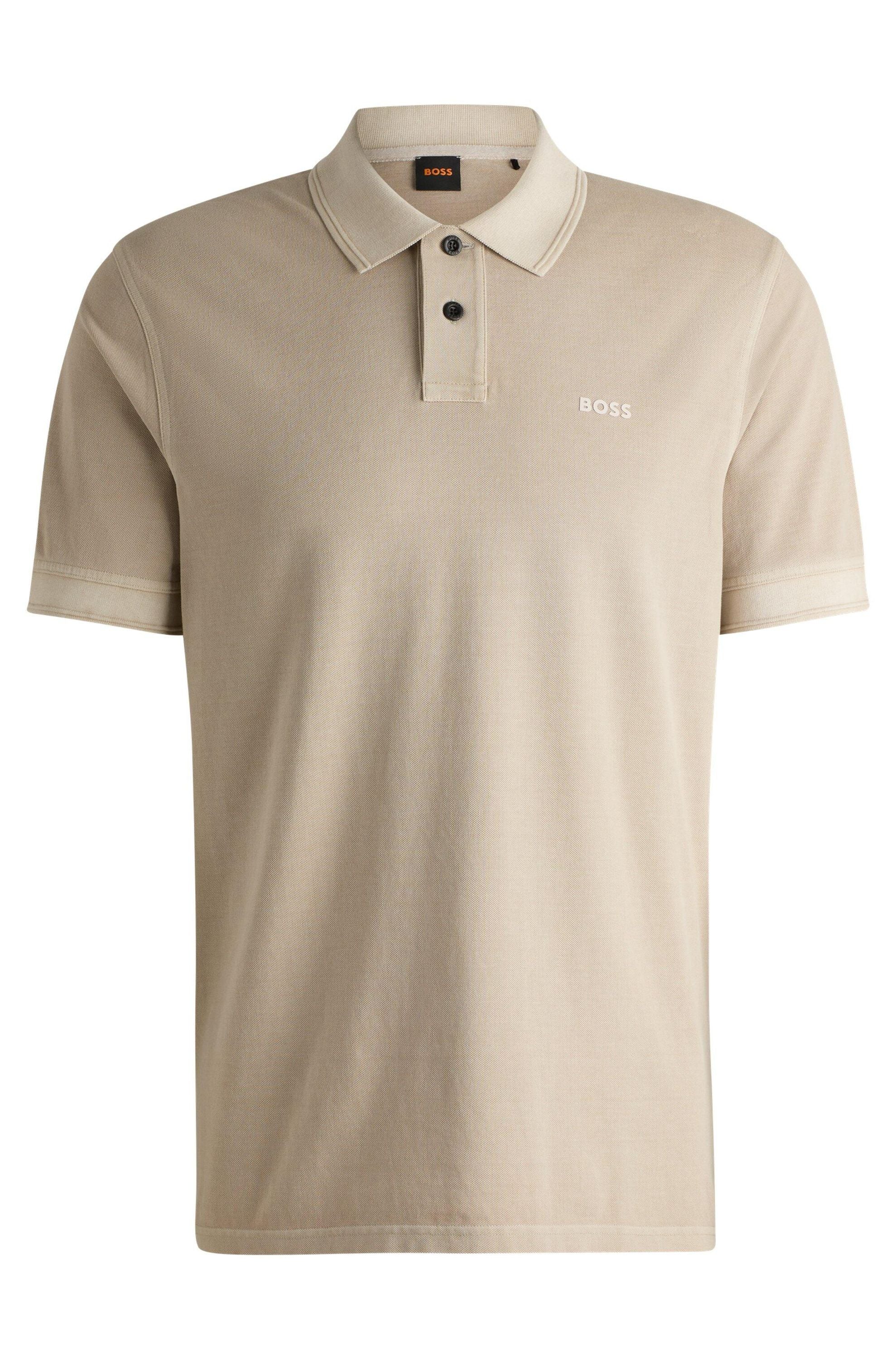Poloshirt aus Baumwolle - 271-Light Beige - Beige