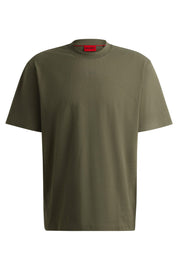 T-Shirt aus Baumwolle - 257-Dark Beige - Khaki