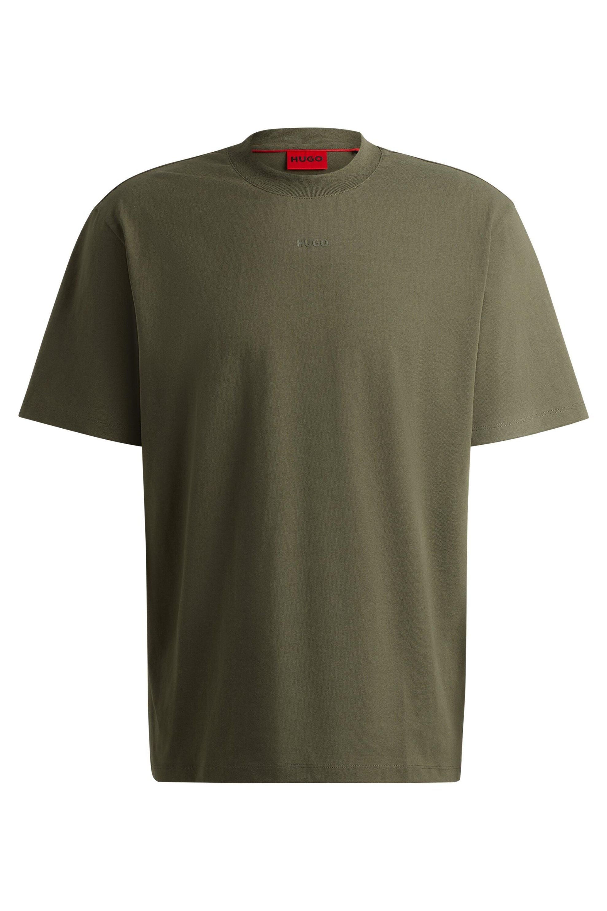 T-Shirt aus Baumwolle - 257-Dark Beige - Khaki