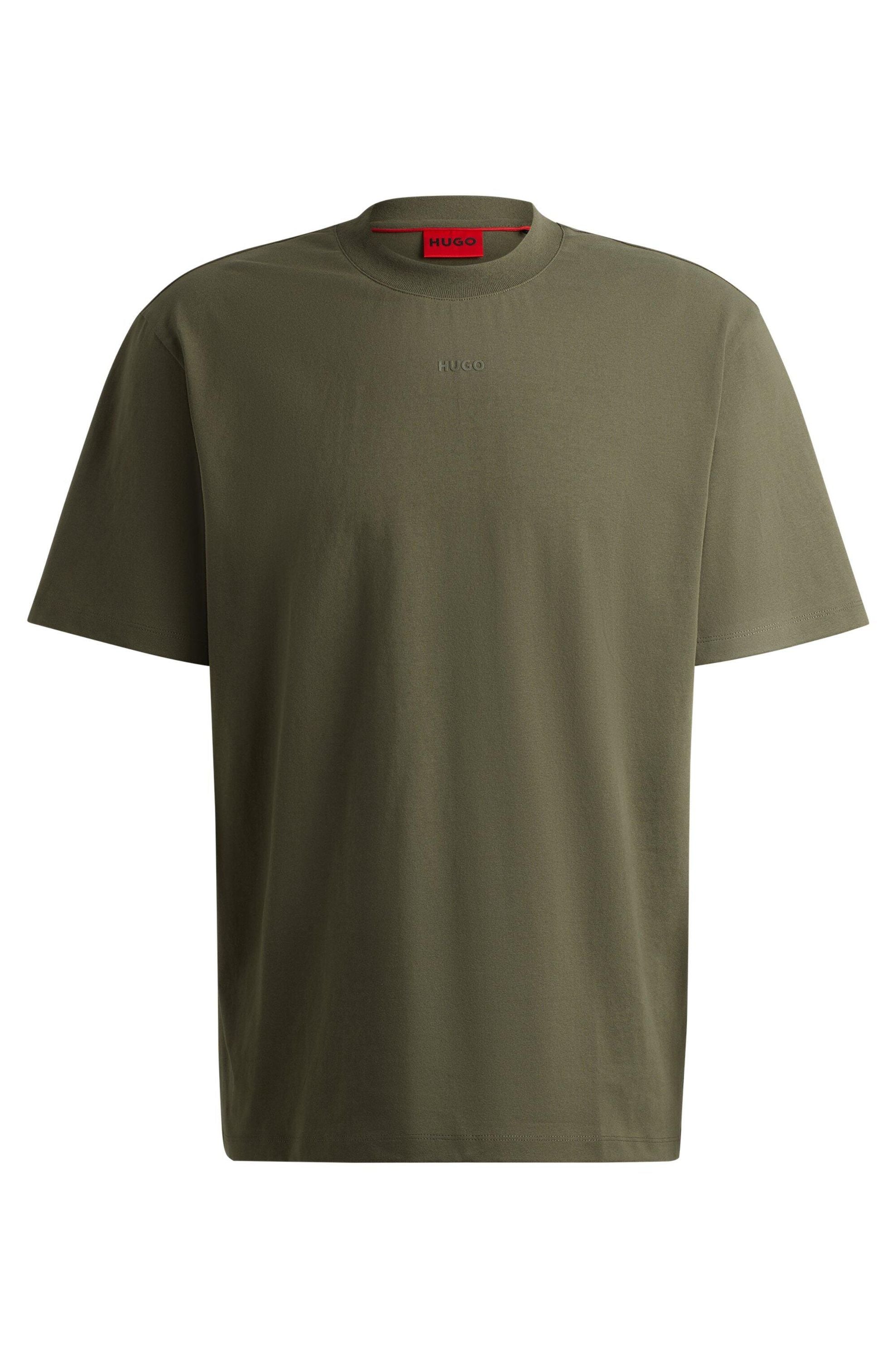 T-Shirt aus Baumwolle - 257-Dark Beige - Khaki