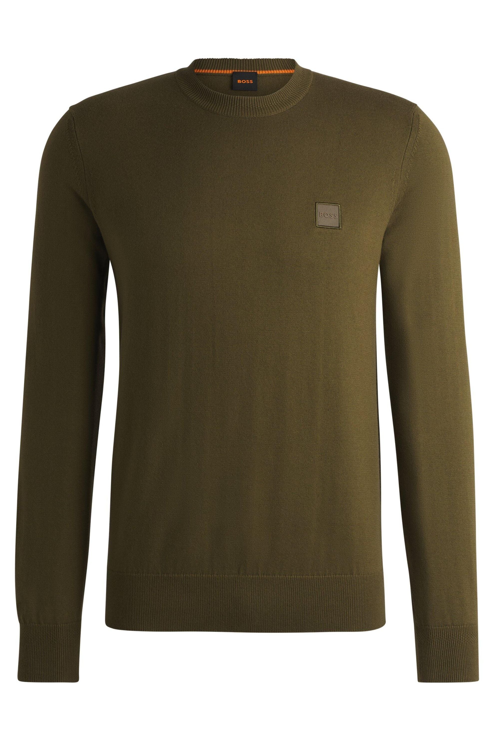Sweatshirt aus Baumwolle - 368-Open Green - Khaki