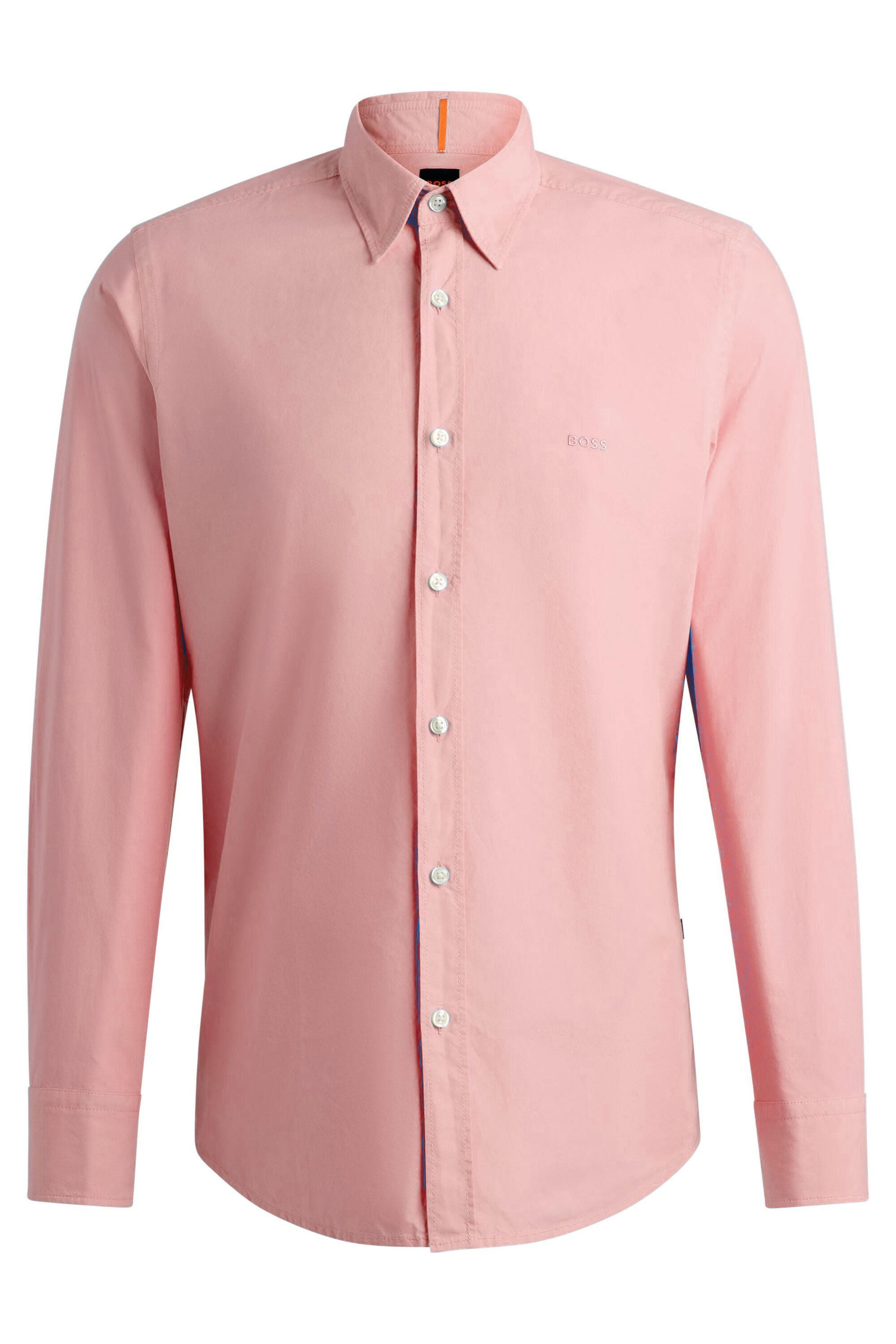 Hemd Regular Fit - 694-Open Pink - Rosa